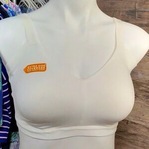 Warner's Soft White Extra Size Coverage Bra